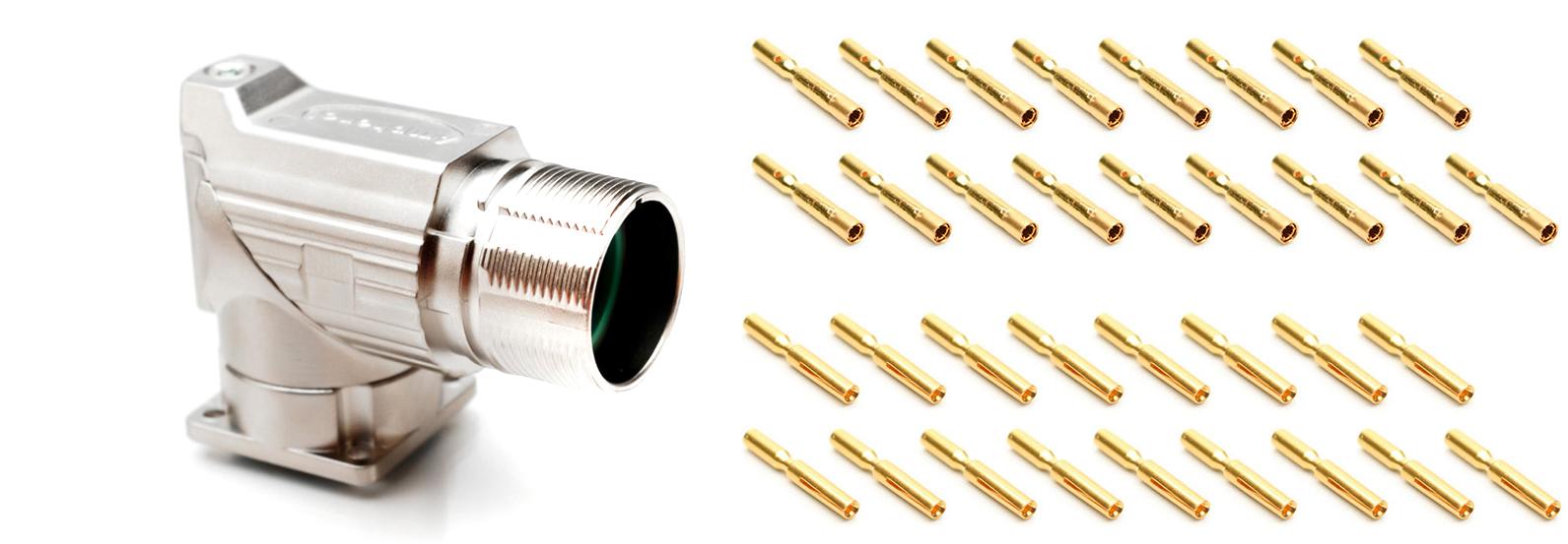 Amphenol-MA5RAE1701S-KIT Connecteur circulaire Conn M23 Circular SKT 17 POS RA Panel Mount 17 Terminal 1 Port Box