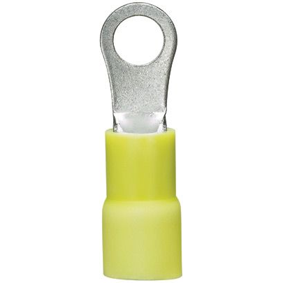 Panduit-PV10-10RX-L Raccordement de terminaux Ring Tongue Terminal 10-12AWG Copper Yellow 27.94mm Tin Bottle