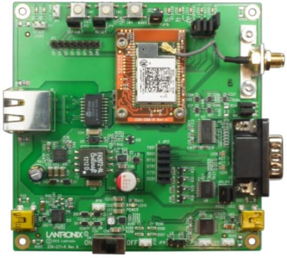 Lantronix-XPCW1002100K Cartes et kits de développement RF/sans fil xPico Wi-Fi SMT W1002 802.11 Wireless LAN Evaluation Kit