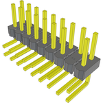 Conn Unshrouded Header HDR 18 POS 2.54mm Solder RA Side Entry Thru-Hole Bulk