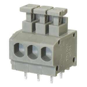 Same Sky (formerly CUI Devices)-TBL001-381-04GY-2GY Steckverbinder, Klemmenblöcke Conn Terminal Block 4 POS 3.81mm Solder RA Thru-Hole 5A/Contact