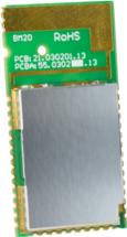 Microchip Technology-BM20SPKS1NBC-0001AA Bluetooth Bluetooth v4.1 (BLE) SMART SOC Class II 2Mbps 3.7V 40-Pin Tray