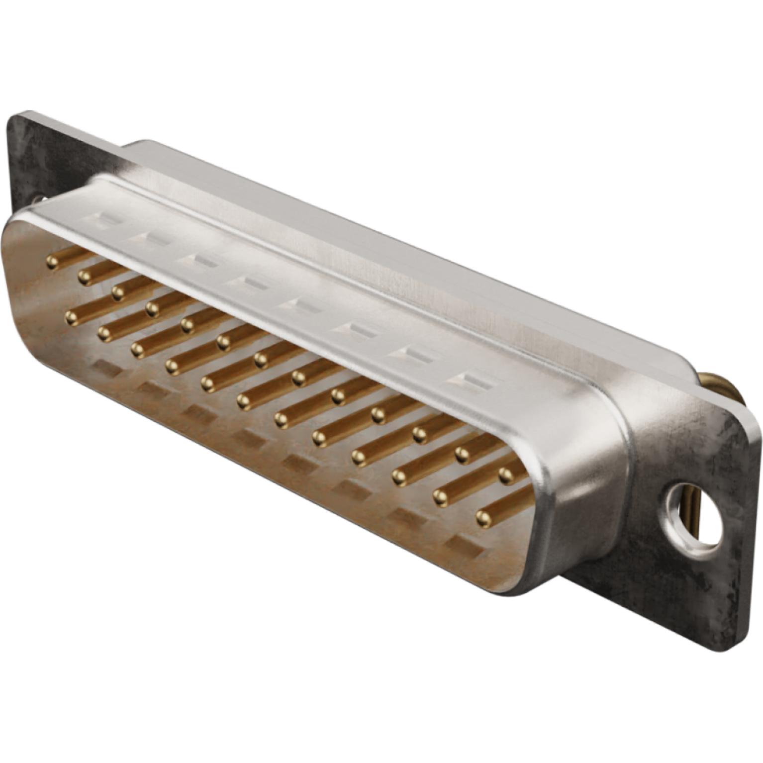 Molex-173109-0711 Steckverbinder, D-Sub Conn D-Sub M 25 POS 2.84mm Solder RA Thru-Hole 25 Terminal 1 Port Carton