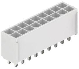 CnC Tech, LLC-4282-1-0100-18-SP Connector Headers and PCB Receptacles Conn Wire to Board M 18 POS 4.2mm Solder ST Top Entry Thru-Hole Tray