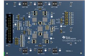 Texas Instruments-TPS65400EVM-678 Power Management Development Boards and Kits TPS65400 Battery Management 1.2V/1.8V/2.5V/3.3V Output Evaluation Board