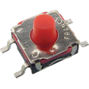 C&K-KSC4D3J50SHULCLFG Rilevatore di interruttore Switch Detector N.O. SPST Round Button J-Lead 0.01A 32VDC 0.2VA SMD