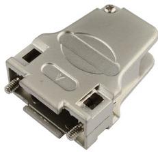 Assmann WSW components, Inc-ACOV-SUB-09MB43 Adattatori Shrink Boot Hood 180° 9 Shell Size Nickel Zinc Die Cast