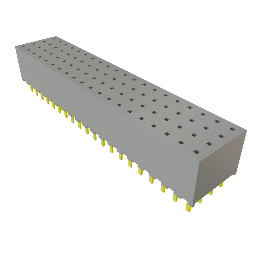 Samtec-SQW-120-01-F-Q Steckverbinderleisten und Leiterplattenbuchsen Conn Socket Strip SKT 80 POS 2mm Solder ST Top Entry Thru-Hole Tube