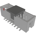 Conn Shrouded Header (4 Sides) HDR 16 POS 2.54mm Solder ST Top Entry SMD Tube