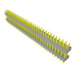 Conn Board Stacker HDR 68 POS 2.54mm Solder ST Top Entry Thru-Hole Bulk