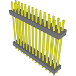 Conn Board Stacker HDR 26 POS 2.54mm Solder ST Top Entry Thru-Hole Bulk