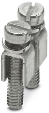PHOENIX CONTACT-0716132 Steckverbinderbrücken und Shunts Fixed bridge, number of positions 2, color silver