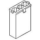Molex-43180-1002 Gaine de câblage de raccordement discret Conn Housing PL 2 POS 7.49mm Crimp ST Cable Mount Natural Bag