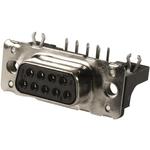 Conn D-Sub F 9 POS 1.37mm Solder RA Thru-Hole 9 Terminal 1 Port