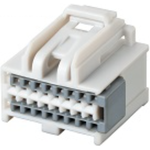 Conn Housing F 16 POS 2.54mm Crimp ST Cable Mount Multi Color