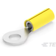 TE Connectivity-2-320569-6 Terminali connettore Ring Tongue Terminal 10AWG Copper Yellow/Brown Stripe 35.36mm Tin Loose