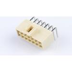 Conn Wire to Board HDR 14 POS 2.5mm Solder RA Side Entry Thru-Hole Nano-Fit Tray