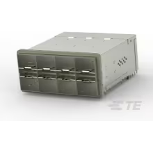TE Connectivity-3-2180324-0 Steckverbinder, Telefon und Telekommunikation Conn zSFP+ RCP 160 POS 0.8mm Press Fit RA Thru-Hole 160 Terminal 8 Port Tray