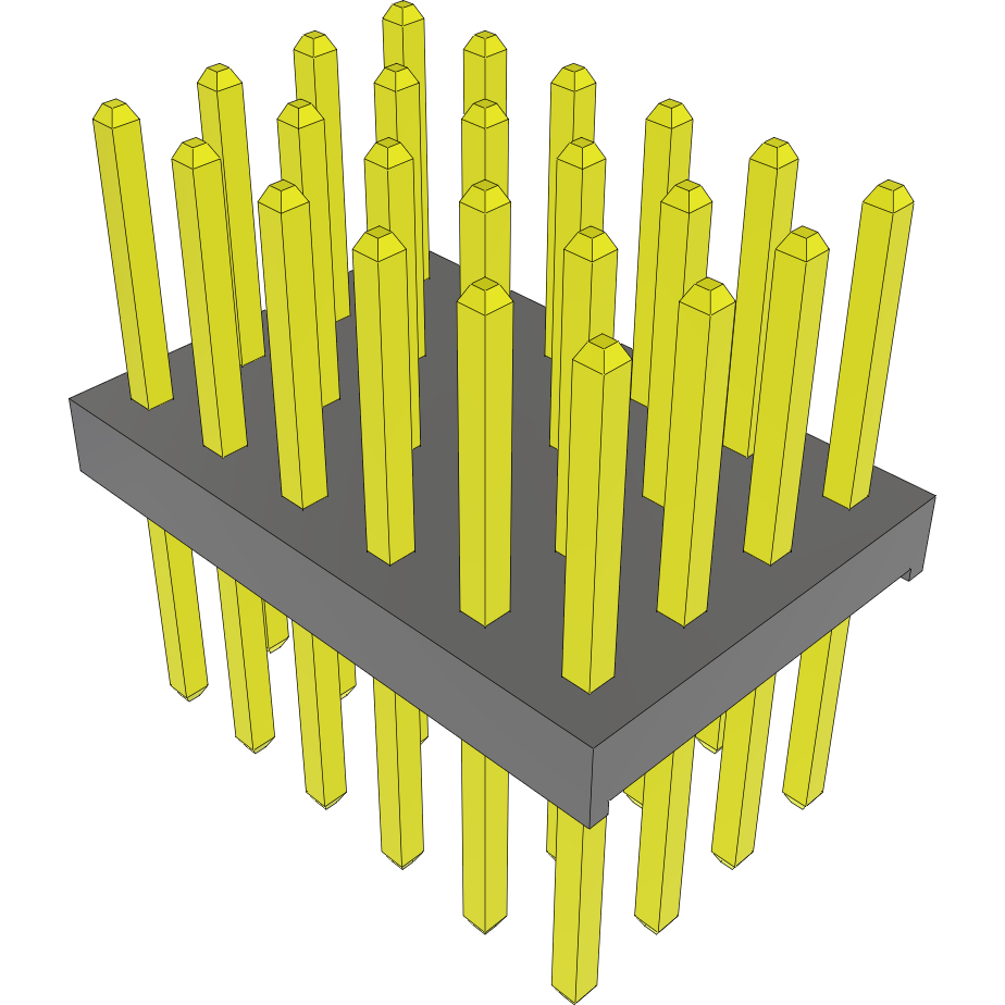 Samtec-MTMM-106-08-G-Q-210 Steckverbinderleisten und Leiterplattenbuchsen Conn Unshrouded Header HDR 24 POS 2mm Solder ST Top Entry Thru-Hole Bulk