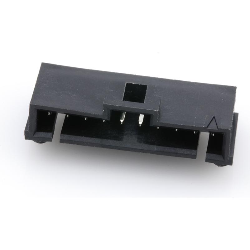 Molex-0015913103 Connector Headers and PCB Receptacles Conn Shrouded Header (4 Sides) HDR 10 POS 2.54mm Solder RA SMD SL Tube