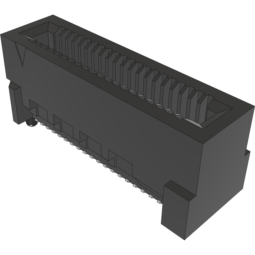 Samtec-HSEC8-120-01-L-DV-A Raccordement de bord de carte Conn Card Edge SKT 40 POS 0.8mm Solder ST SMD EDGE RATE™ Tray