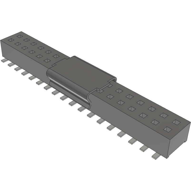 Samtec-CLP-118-02-F-D-P-TR Piastre connettori e prese PCB Conn Socket Strip SKT 36 POS 1.27mm Solder ST Top Entry SMD TIGER CLAW™ T/R