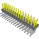 Conn Unshrouded Header HDR 30 POS 2.54mm Solder RA Side Entry Thru-Hole Bulk