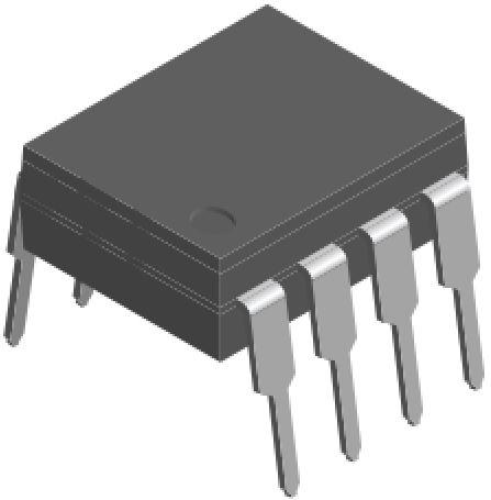 Vishay-VOW136-X001 Transistor- und fotovoltaischer Ausgang, Optokoppler Optocoupler DC-IN 1-CH Transistor With Base DC-OUT 8-Pin PDIP W Tube