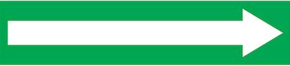 Panduit-PPMA1653A 标签 Labels Pipe Marker Dura-Polyester Vinyl Green/White 25.4x203.2mm