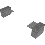 Cable Assembly 0.254m 28AWG 1.27mm 8 to 8 POS IDC Connector to IDC Connector F-F Bulk