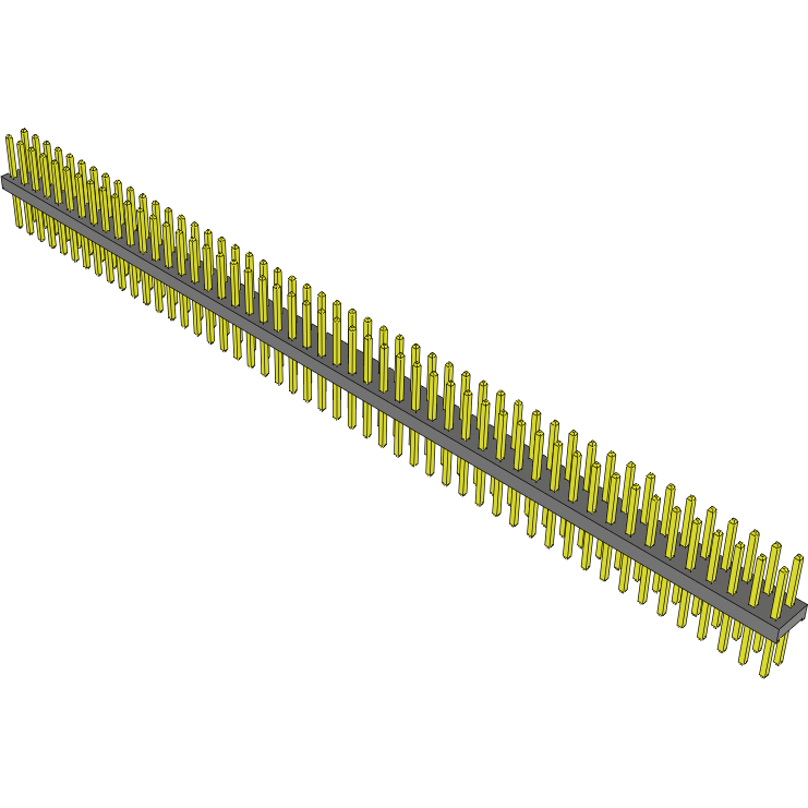 Samtec-MTMM-150-07-L-D-200 Steckverbinderleisten und Leiterplattenbuchsen Conn Unshrouded Header HDR 100 POS 2mm Solder ST Top Entry Thru-Hole Bulk