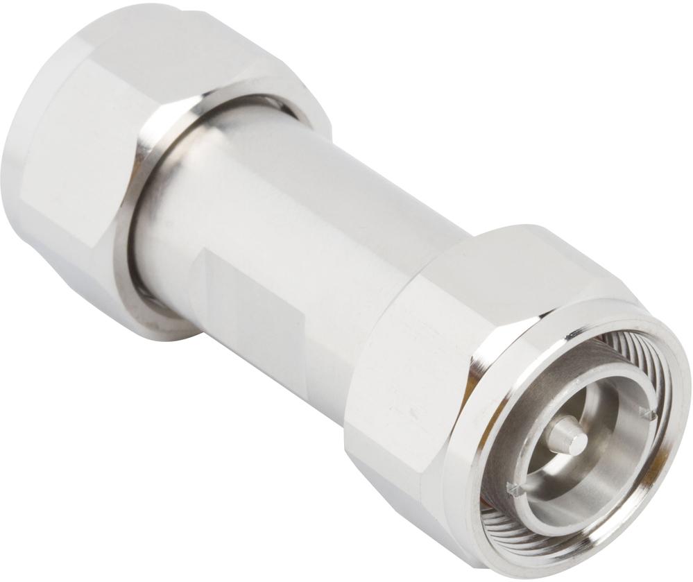 Amphenol RF-AD-4310P4310P-1 Connector RF Conn 4.3/10 Adapter 0Hz to 6GHz 50Ohm ST PL/PL Silver