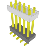 Conn Board Stacker HDR 10 POS 2.54mm Solder ST Top Entry SMD Tube