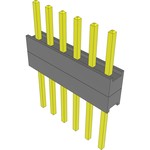 Conn Board Stacker HDR 6 POS 2.54mm Solder ST Top Entry Thru-Hole Bulk