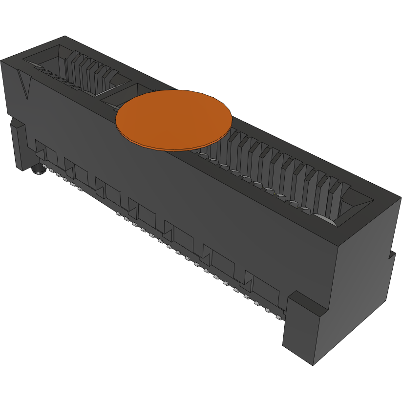 Samtec-HSEC8-125-01-L-DV-A-K Connector Card Edge Conn Card Edge SKT 50 POS 0.8mm Solder ST SMD EDGE RATE™ Tray