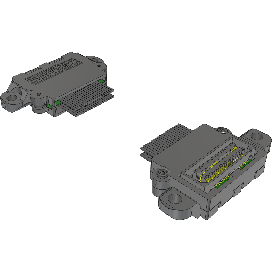 Samtec-EQCD-020-06.00-TBR-STR-1-B Kabelbaugruppen Koaxial Cable Assembly Coax Micro Ribbon 0.15m 38AWG Micro High Speed Terminal to Micro High Speed Socket F-M Q STRIP® Bag