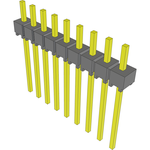 Conn Unshrouded Header HDR 9 POS 2.54mm Solder ST Top Entry Thru-Hole Bulk