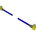 Cable Assembly Microwave Coaxial 0.15m 25AWG SMP to SMP F-F Bulls Eye® Bag