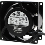 AC Fan Axial Ball Bearing 115V/230V 80V to 260V 23CFM 22dB 80 X 80 X 38mm Middle Speed