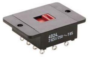 Marquardt Switches-4024.0201 Switch Slide Switch Slide ON ON 4PDT Flush Slide 2A 250VAC 10000Cycles Solder Panel Mount