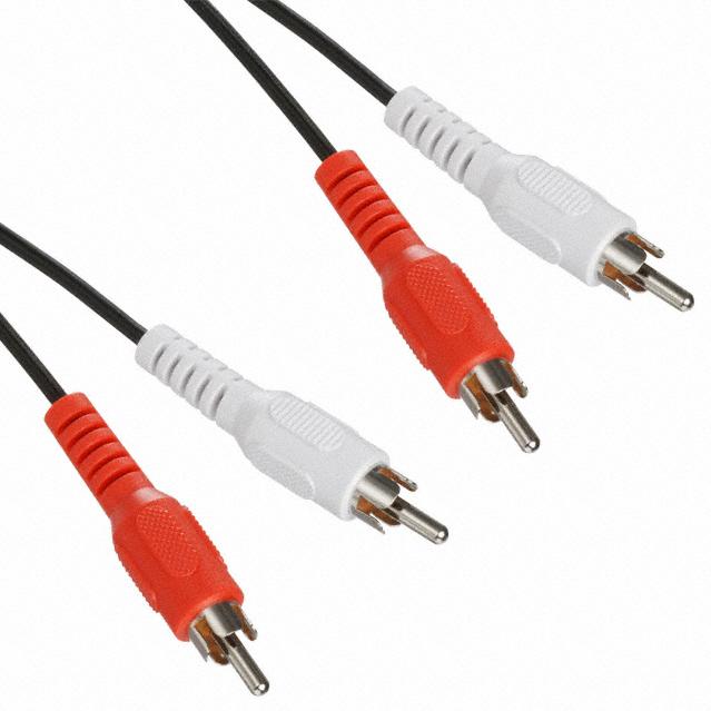CnC Tech, LLC-770-20011-00100 Cable Assembly Stereo Audio 1m 2(RCA) to 2(RCA) (2/2) to (2/2) POS (2)M-(2)M 28AWG