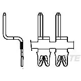 TE Connectivity-1601071-2 Connector Terminals Siameze Terminal 18-34AWG Brass M 16.73mm Pre-Tin Over Copper Reel