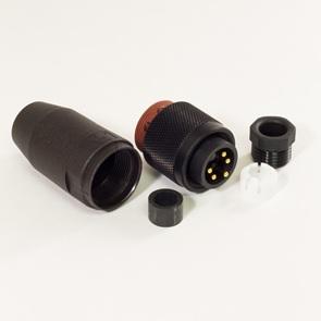 Alpha Wire-222PR13 NC032 Conector circular Conn Circular PIN 3 POS Screw ST Cable Mount 3 Terminal 1 Port