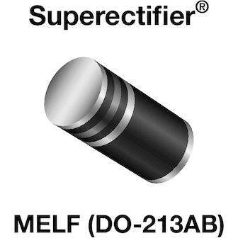 Vishay-GL41B-E3/46 Gleichrichter Diode Switching 100V 1A 2-Pin DO-213AB T/R