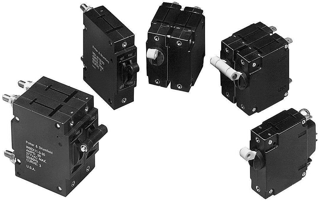 TE Connectivity-2-1423034-4 Circuit Breakers Circuit Breaker Hydraulic Magnetic 2Pole 4A 250VAC/415VAC/240VAC