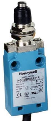 Honeywell-NGCPB10AX01Q Limite de commutateur Switch Limit N.O./N.C. SPDT Cross Roller Plunger Panel Mount/Screw Mount 6A 240VAC 250VDC 11N Linear Cable