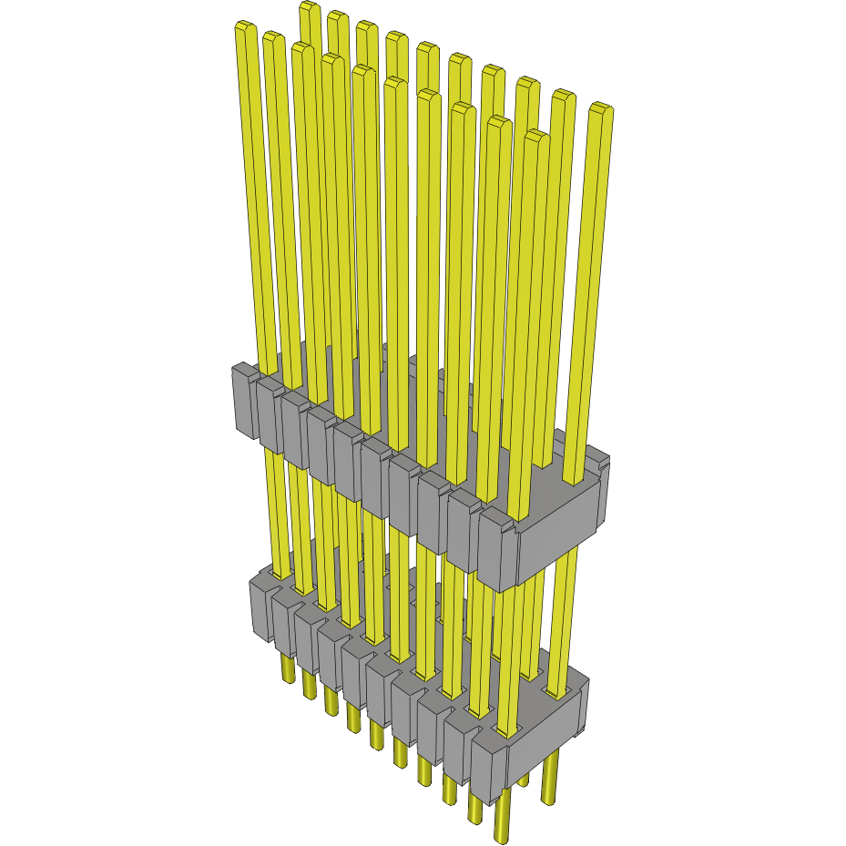 Samtec-HDWM-10-61-G-D-472 Steckverbinderleisten und Leiterplattenbuchsen Conn Board Stacker HDR 20 POS 1.27mm Solder ST Thru-Hole Tube