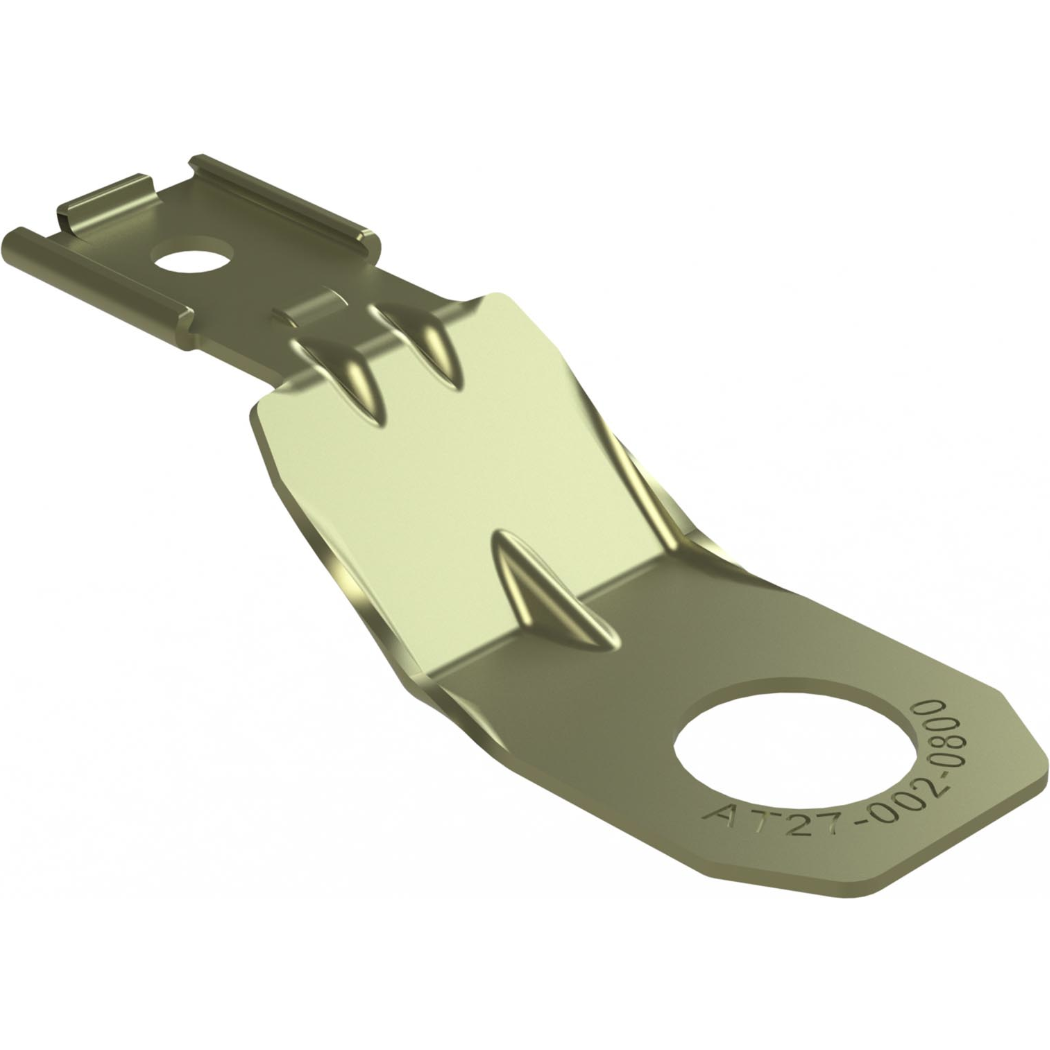 Amphenol-AT27-002-0800 Steckverbinderzubehör Connector Accessories Mounting Clip Straight Steel Zinc Box