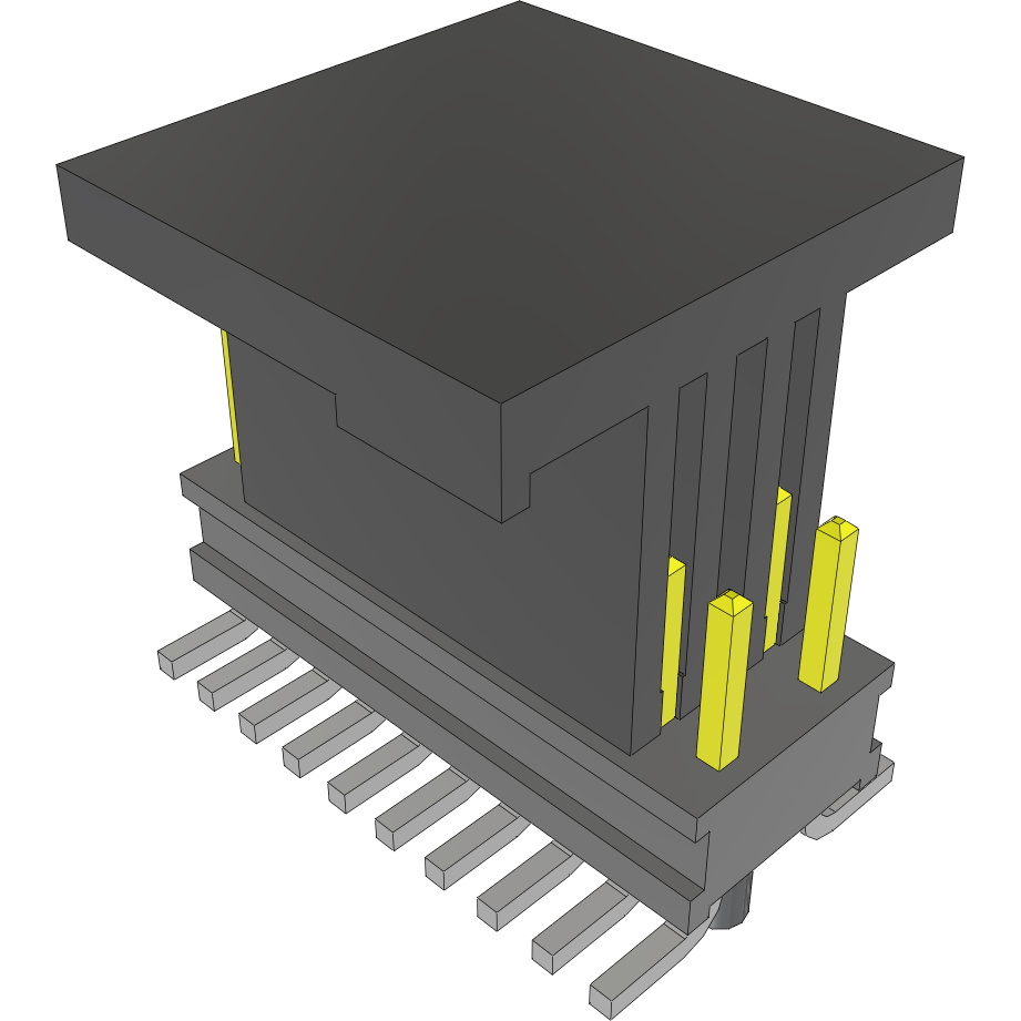 Samtec-FTR-110-03-L-D-A-06-P-TR Connector Headers and PCB Receptacles Conn Unshrouded Header HDR 20 POS 1.27mm Solder ST Top Entry SMD T/R