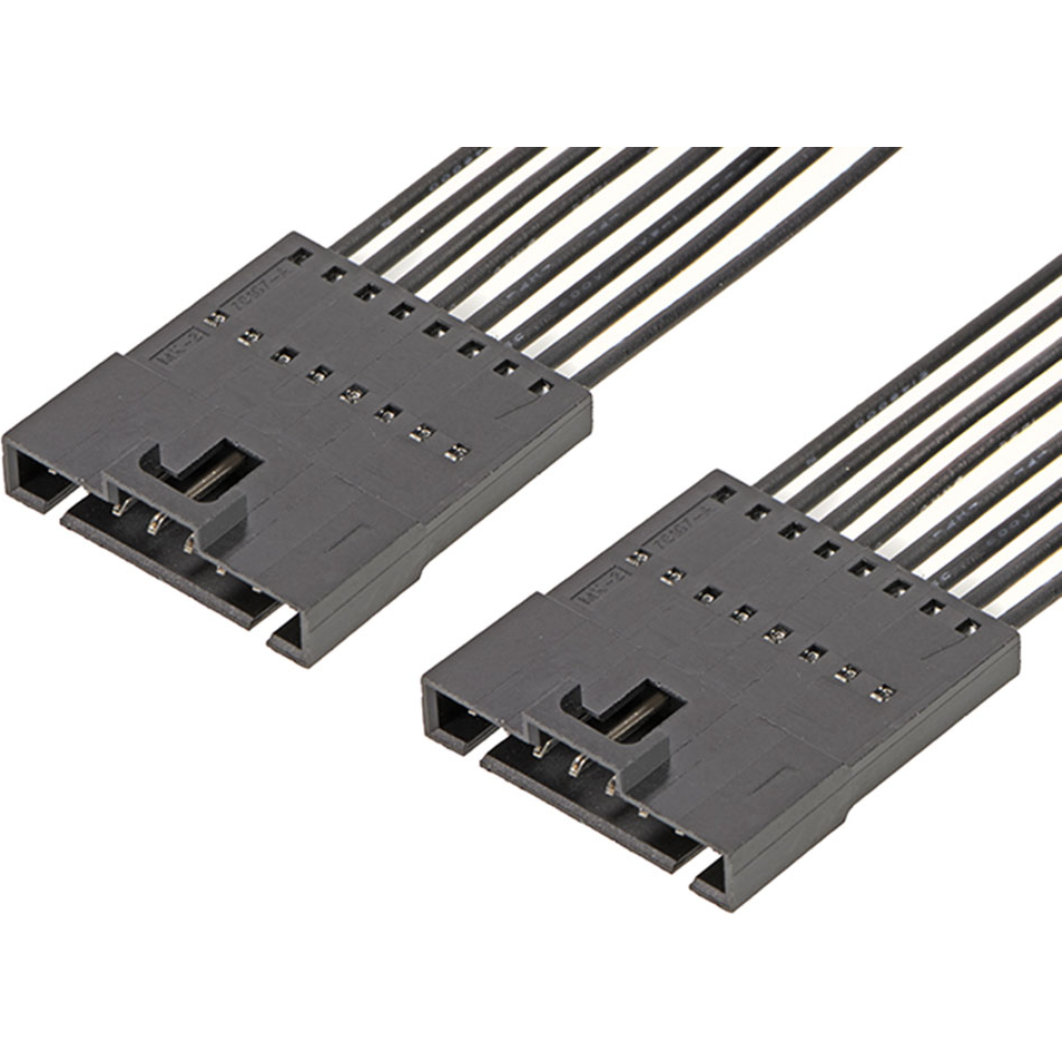 Molex-2162721083 Assemblage de câble autre Cable Assembly UL 11028 0.3m 22AWG Wire to Board to Wire to Board 8 to 8 POS M-M Crimp-Crimp Bag